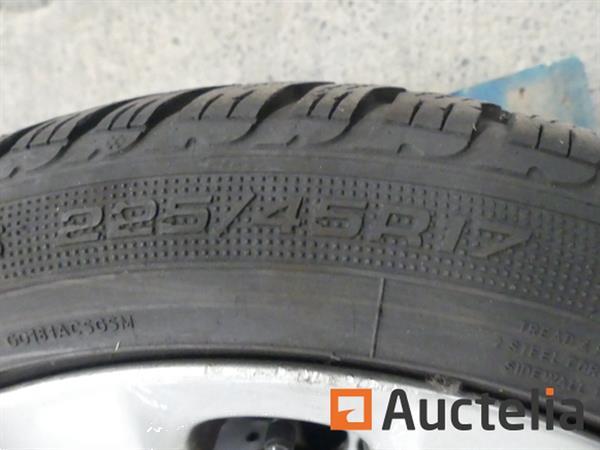 Grote foto 4 winterbanden op goodyear eagle ultra grip aluminium velgen agrarisch wielen