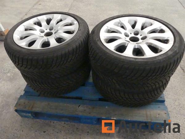 Grote foto 4 winterbanden op goodyear eagle ultra grip aluminium velgen agrarisch wielen
