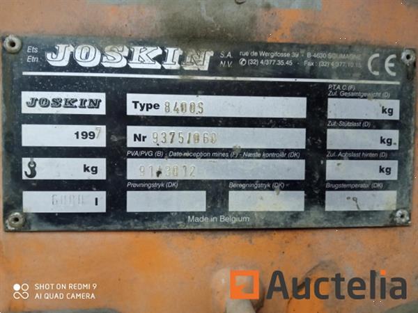 Grote foto land en bosbouw joskin hydrocleaner agrarisch algemeen