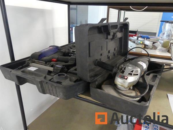 Grote foto batterij spijkermachine grinder doe het zelf en verbouw gereedschappen en machines