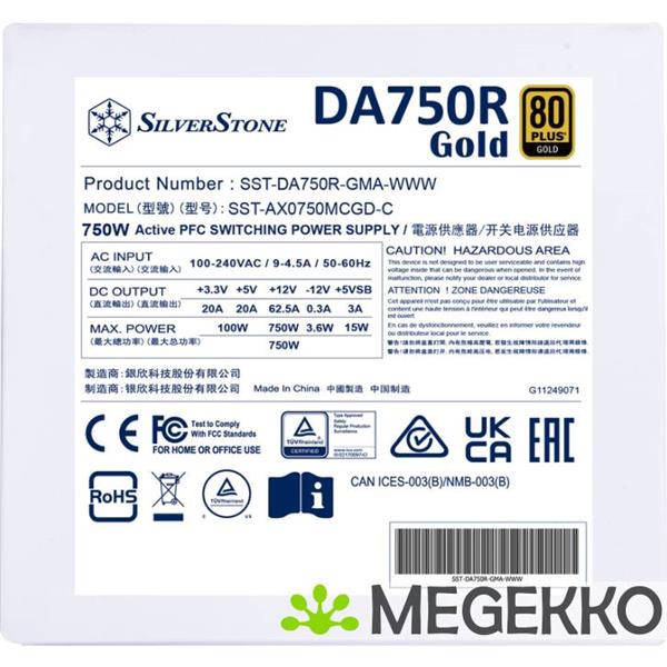 Grote foto silverstone sst da750r gma www 750w wit computers en software overige