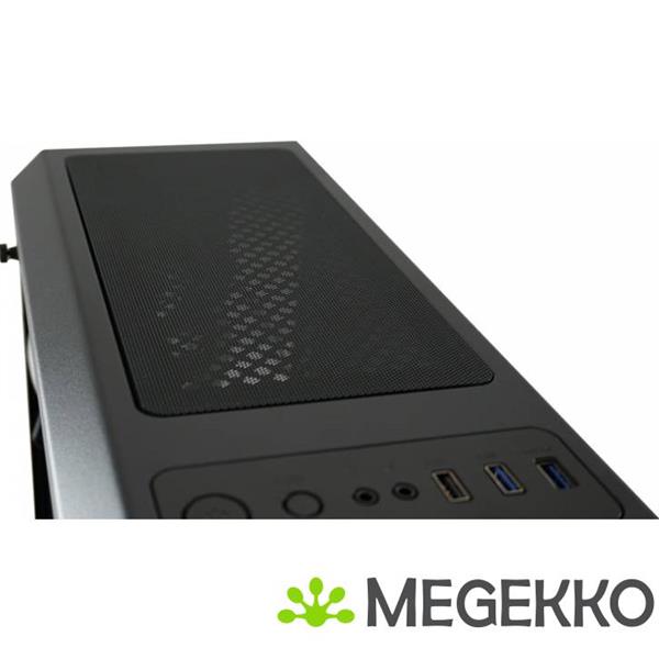 Grote foto lc power gaming 703b midi toren zwart computers en software behuizingen en kasten