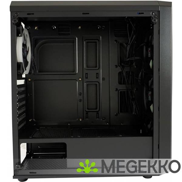 Grote foto lc power gaming 703b midi toren zwart computers en software behuizingen en kasten