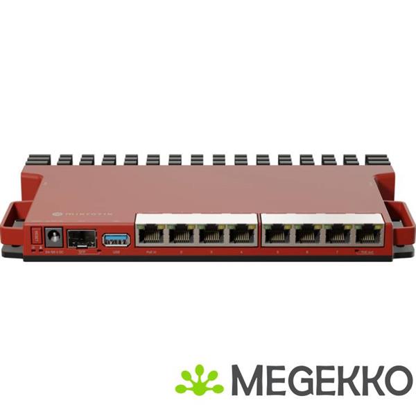 Grote foto mikrotik l009uigs rm bedrade router 2.5 gigabit ethernet gigabit ethernet rood computers en software netwerkkaarten routers en switches