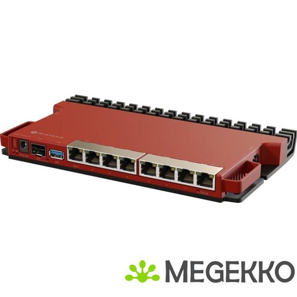 Grote foto mikrotik l009uigs rm bedrade router 2.5 gigabit ethernet gigabit ethernet rood computers en software netwerkkaarten routers en switches