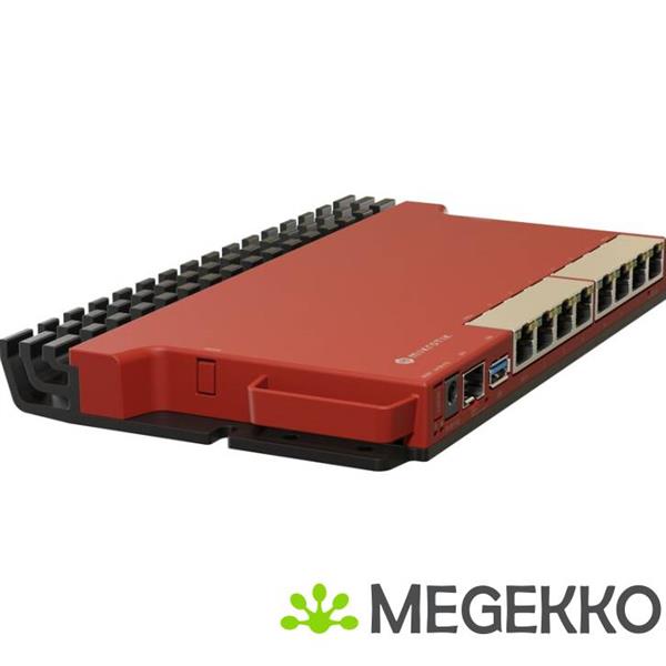 Grote foto mikrotik l009uigs rm bedrade router 2.5 gigabit ethernet gigabit ethernet rood computers en software netwerkkaarten routers en switches