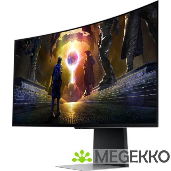 Grote foto samsung odyssey g8 ls34dg850suxen 34 wide quad hd 175hz oled gaming monitor computers en software overige computers en software
