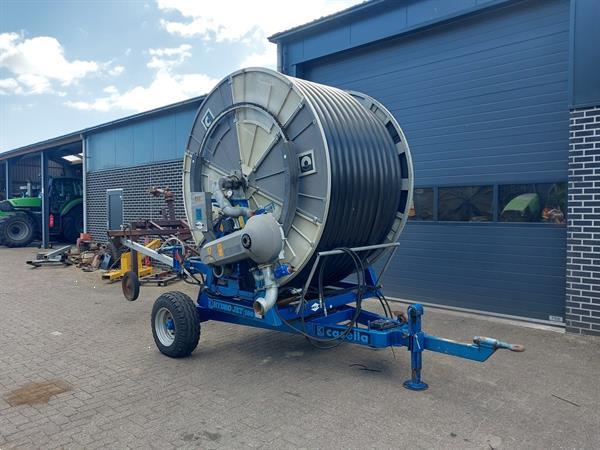 Grote foto casella hydro jet 100 280 beregeningshaspel met computer agrarisch beregeningapparatuur