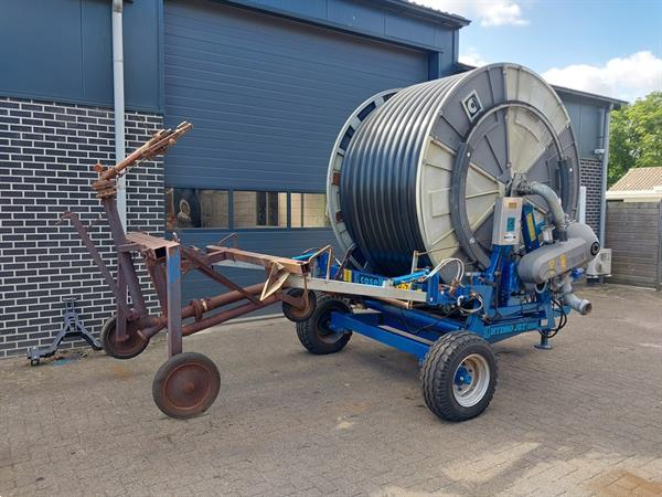 Grote foto casella hydro jet 100 280 beregeningshaspel met computer agrarisch beregeningapparatuur