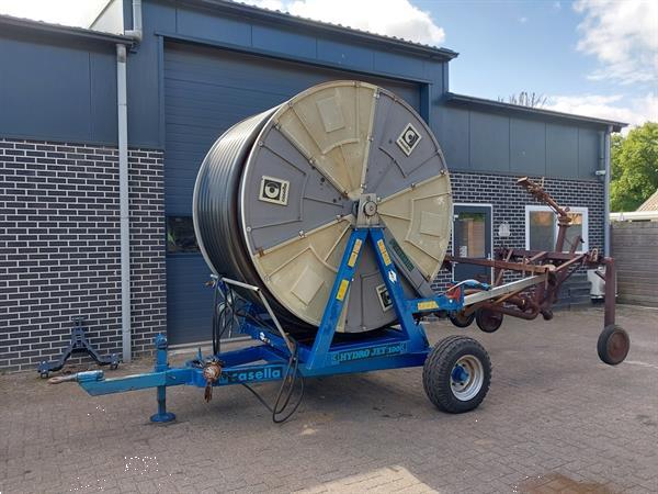 Grote foto casella hydro jet 100 280 beregeningshaspel met computer agrarisch beregeningapparatuur