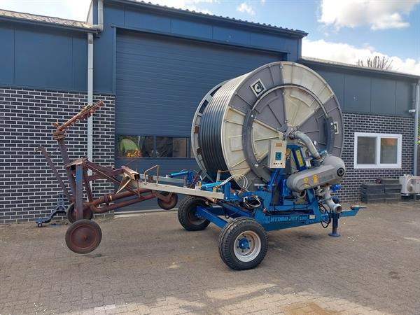 Grote foto casella hydro jet 100 280 beregeningshaspel met computer agrarisch beregeningapparatuur