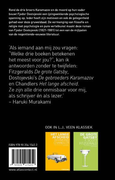 Grote foto de gebroeders karamazov lj veen klassiek boeken overige boeken