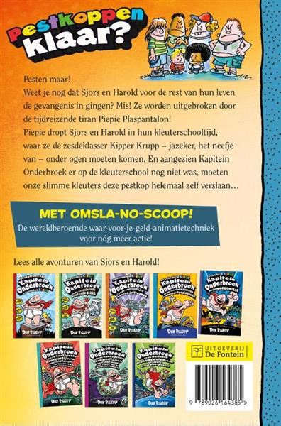 Grote foto kapitein onderbroek en de krankzinnige komst van piepie plaspantalon kapitein onderbroek 9 boeken jeugd 13 jaar en ouder