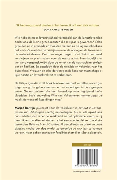 Grote foto levenslessen van 100 jarigen boeken overige boeken