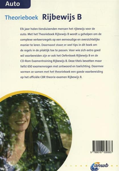 Grote foto theorieboek rijbewijs b auto anwb rijopleiding boeken hobby en vrije tijd