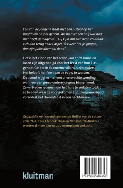 Grote foto gegijzeld kluitman novelles boeken jeugd 13 jaar en ouder