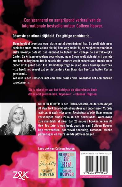 Grote foto too late boeken overige boeken