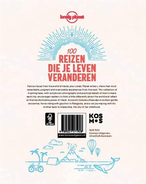 Grote foto 100 reizen die je leven veranderen lonely planet boeken overige boeken