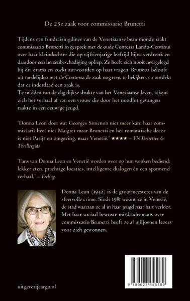 Grote foto eeuwige jeugd guido brunetti 25 boeken thrillers