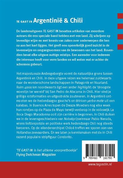 Grote foto argentinie chili te gast in... boeken overige boeken