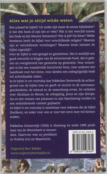 Grote foto de bijbel in een notendop boeken overige boeken