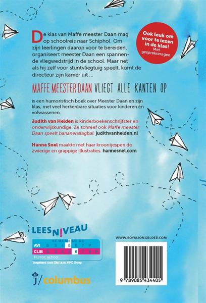Grote foto maffe meester daan vliegt alle kanten op maffe meester daan 2 boeken jeugd 13 jaar en ouder