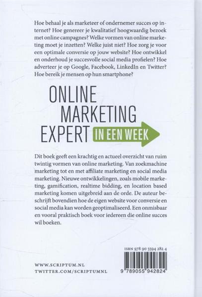 Grote foto online marketing expert in een week boeken overige boeken