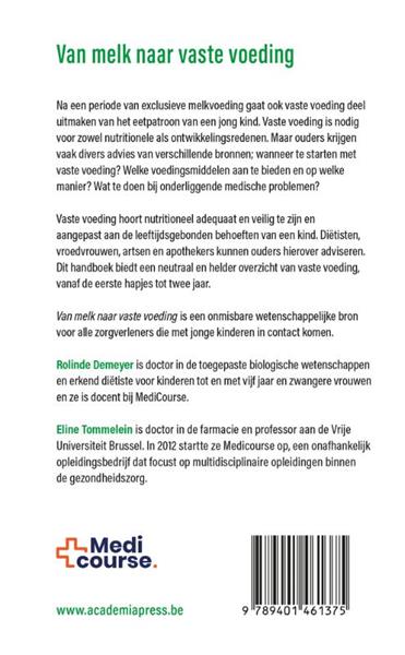 Grote foto van melk naar vaste voeding boeken overige boeken