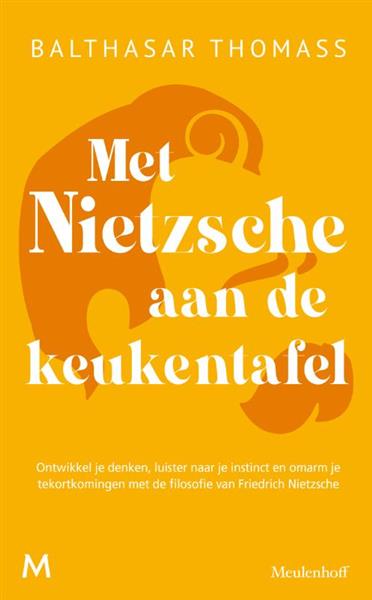 Grote foto met nietzsche aan de keukentafel boeken overige boeken