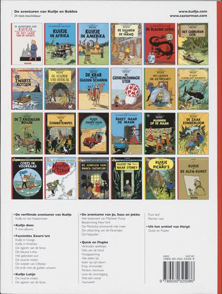 Grote foto kuifje 8 de krab met de gulden scharen de avonturen van kuifje boeken stripboeken