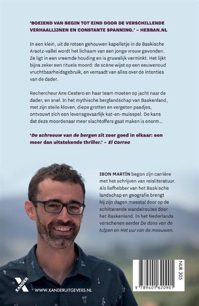 Grote foto de schreeuw van de bergen ane cestero 3 boeken thrillers