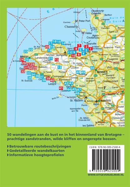 Grote foto bretagne rother wandelgidsen boeken overige boeken