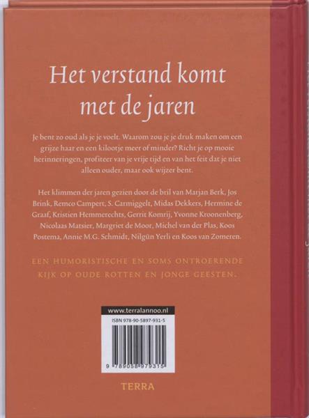 Grote foto het verstand komt met de jaren boeken literatuur