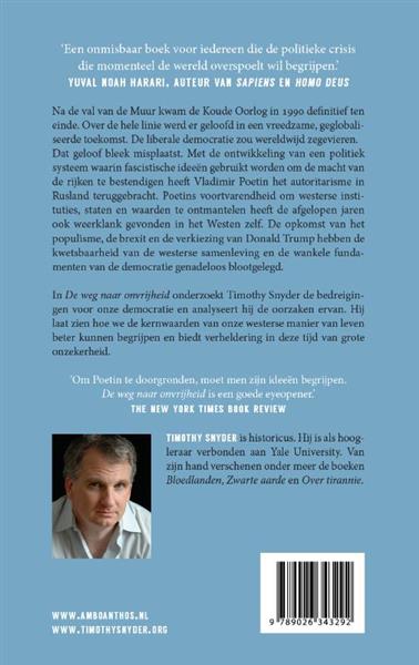 Grote foto de weg naar onvrijheid boeken geschiedenis wereld