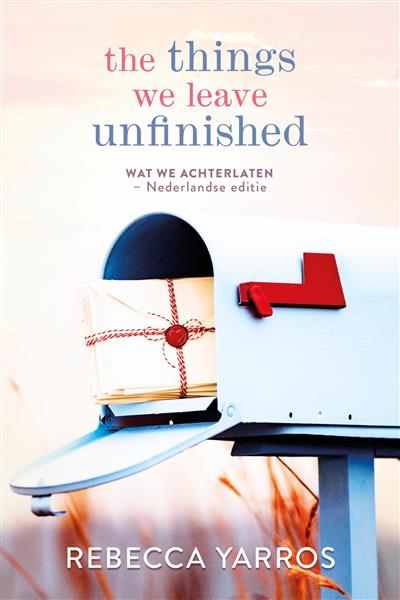 Grote foto the things we leave unfinished boeken overige boeken