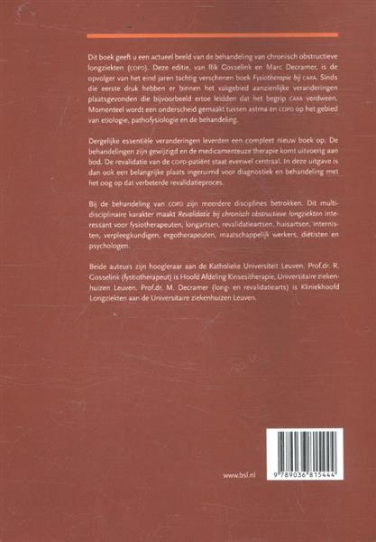 Grote foto revalidatie bij chronisch obstructieve longziekten boeken wetenschap