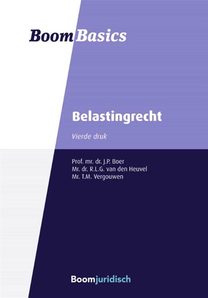 Grote foto belastingrecht boom basics boeken wetenschap