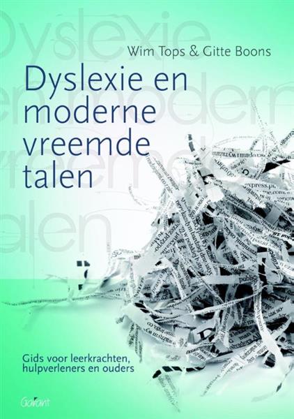 Grote foto dyslexie en moderne vreemde talen boeken wetenschap