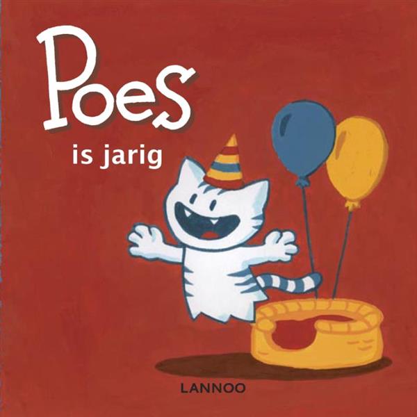 Grote foto poes is jarig boeken jeugd 13 jaar en ouder