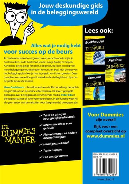 Grote foto beleggen voor dummies voor dummies boeken overige boeken