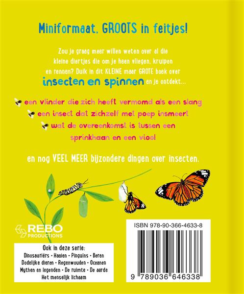 Grote foto het kleine maar grote boek over insecten en spinnen het kleine maar grote boek over ... boeken woordenboeken