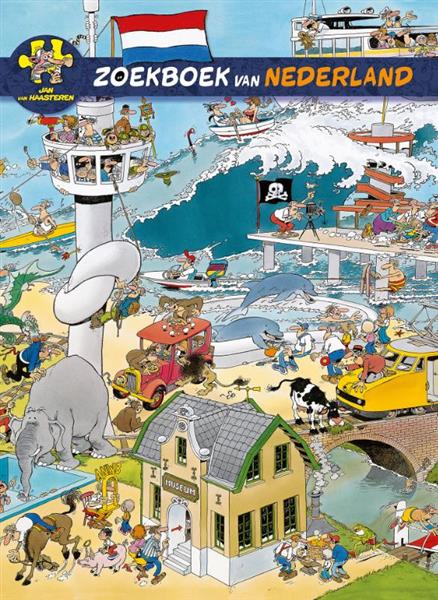 Grote foto jan van haasteren zoekboek van nederland boeken jeugd 13 jaar en ouder