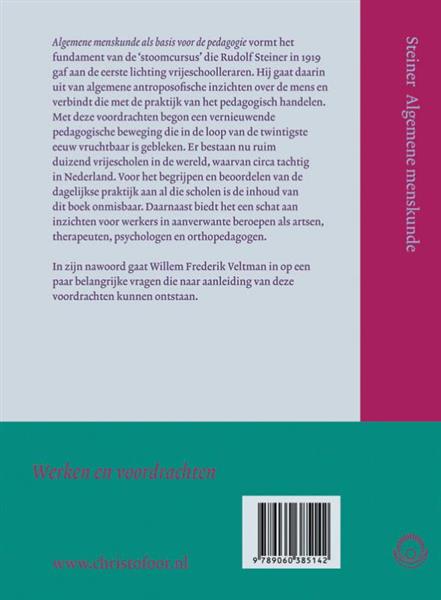 Grote foto algemene menskunde als basis voor de pedagogie werken en voordrachten i1 boeken overige boeken