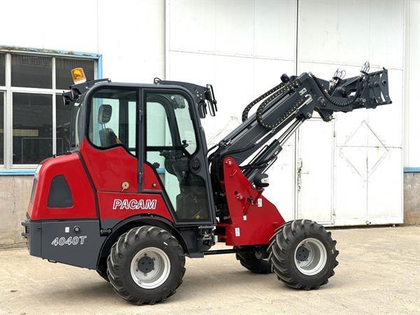 Grote foto pacam 4040t telescoop kniklader 46 pk 3ton 3.50 mt hefhoogte bak doe het zelf en verbouw kranen en graafmachines