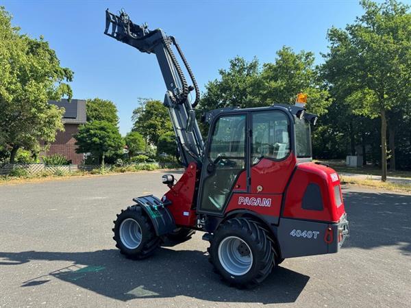 Grote foto pacam 4040t telescoop kniklader 46 pk 3ton 3.50 mt hefhoogte bak doe het zelf en verbouw kranen en graafmachines