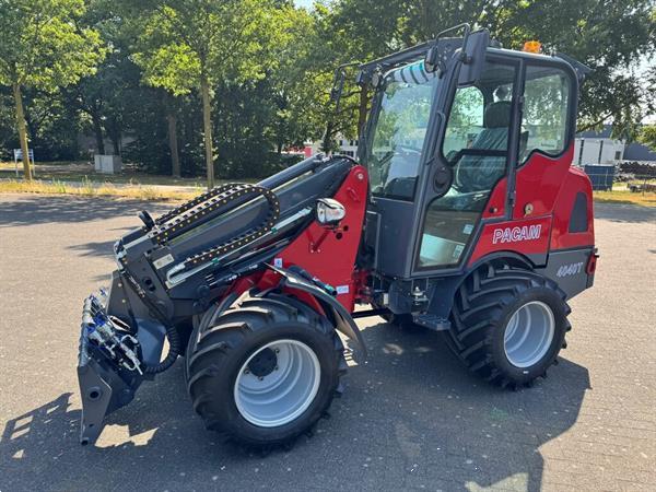 Grote foto pacam 4040t telescoop kniklader 46 pk 3ton 3.50 mt hefhoogte bak doe het zelf en verbouw kranen en graafmachines