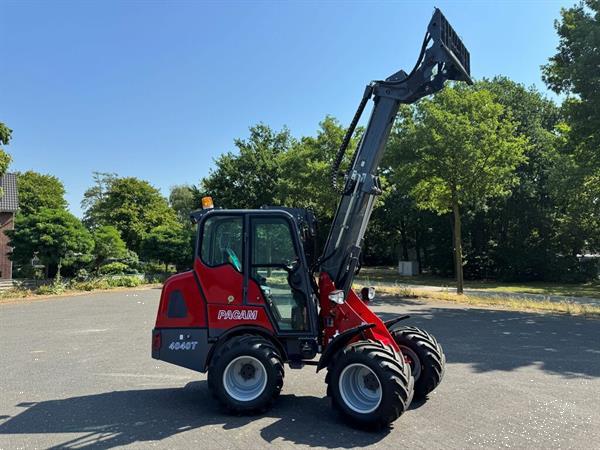 Grote foto pacam 4040t telescoop kniklader 46 pk 3ton 3.50 mt hefhoogte bak doe het zelf en verbouw kranen en graafmachines