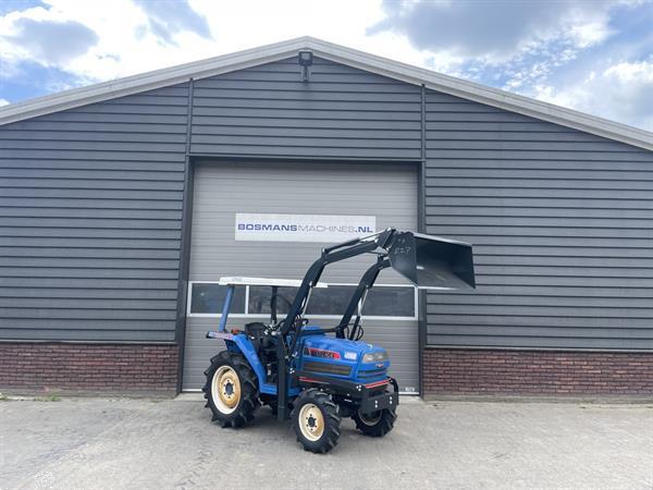 Grote foto iseki ta227 4wd 25 pk minitractor met frontlader voorlader agrarisch tractoren