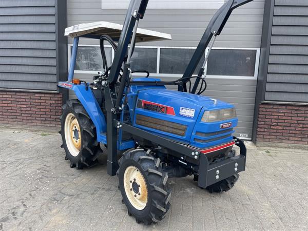 Grote foto iseki ta227 4wd 25 pk minitractor met frontlader voorlader agrarisch tractoren