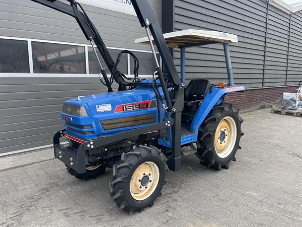 Grote foto iseki ta227 4wd 25 pk minitractor met frontlader voorlader agrarisch tractoren